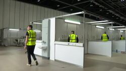 New NHS Nightingale hospital beds in Excel Centre News Clip