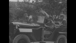 During Korean War, team of North Korean negotiators arrives in Kaesong, North Korea, for peace talks with UN negotiators News Clip