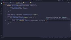 JavaScript Masterclass - Zero to Job-Ready with Hands-On Projects - Form: Add Task / 292 Instructional Video