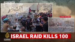 Jabalia refugee camp ‘completely destroyed’: Gaza’s interior ministry News Clip