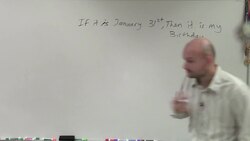 Showing that the conditional and contrapositive are logically equivalent Instructional Video