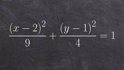 How to graph an ellipse & determine important characteristics Instructional Video
