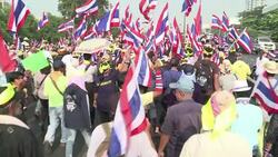 CLEAN : Thai capital braces for shutdown by protes News Clip