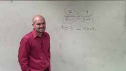 Learning to solve a proportion Instructional Video
