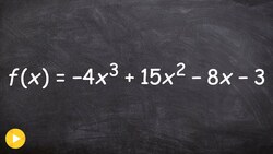 How to use p over q to find the possible and all zeros Instructional Video