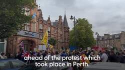 ‘Completely false’ claims of further asylum hotels were made ahead of protest, says leader News Clip