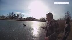 Heroic West Long Branch officer saves 11-year-old boy from icy lake Instructional Video