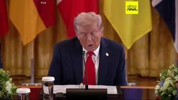 US President Trump urges all NATO countries to stop buying oil from Russia News Clip