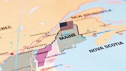 Maine from USA States Stock Footage