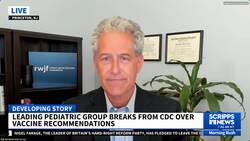 Leading pediatric group breaks from CDC over vaccine recommendations News Clip