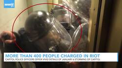 Capitol Police Officers Relive Details of January 6 Insurrection News Clip