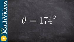 Graphing angles in standard form degrees Instructional Video