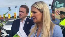 Helen McEntee slams "unacceptable incidents" in Cherry Orchard after Garda car rammed News Clip