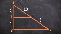 Showing two triangles are similar when they overlay each other using SAS Instructional Video