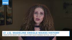 U.S. Navy's First Black Woman Tactical Jet Pilot Graduates News Clip