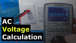 AC Voltage Calculation - Vrms Vmax Frequency Instructional Video