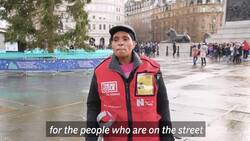 Norma Jean Taylor - Big Issue seller gives christmas message News Clip