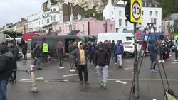 CLEAN : Scene at Port of Dover as travel set to resume after UK-French deal News Clip