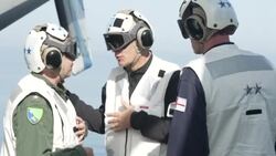 NATO exercises take place on USS George H W Bush News Clip