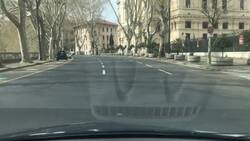 Driving through deserted Rome streets Instructional Video