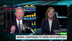 GM CEO Barra on First Quarter, Chip Shortage, EVs News Clip