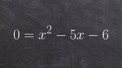 Tips for solving by factoring when a=1 Instructional Video