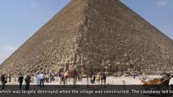 Egypt, Giza Great Pyramids Stock Footage