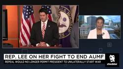Rep. Lee- Trump Shouldn't Be Able to Unilaterally Wage War News Clip