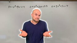 Factoring vs Completing the Square vs Quadratic Formula Instructional Video