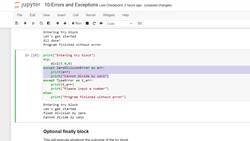 EDA Python - 14-2_Errors and Exceptions Instructional Video