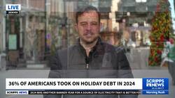 Americans spent on holidays, but many took on debt News Clip