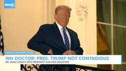 President Trump No Longer Contagious, White House Doctor Says News Clip