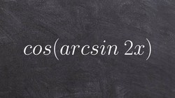 Evaluating the composition of inverse functions trigonometry Instructional Video