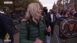 Anti-immigration rally in Amsterdam highlights deep divisions ahead of Dutch election News Clip