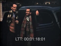 Starting Old Car Stock Footage