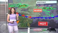 Dangerous heat lingers through Friday; tracking weekend thunderstorms News Clip