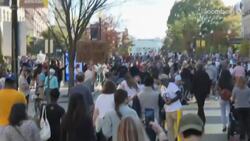 Biden Supporters Celebrate After He Clinches Presidency News Clip