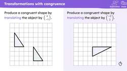 Checking understanding of congruence Instructional Video