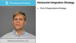 Horizontal Integration Strategy Instructional Video