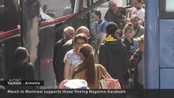 Montreal protesters rally for Armenians fleeing Nagorno-Karabakh News Clip