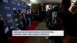 Greenwich International Film Festival honors Jerry and Jessica Seinfeld News Clip