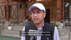 Trekkers groups flagged off by authorities to promote adventure tourism in J&K News Clip