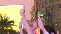 CLEAN : Thai pro-democracy protesters hold three-fingered salute in defiance of gvt News Clip