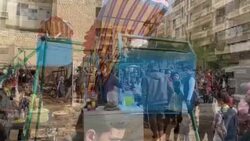 CLEAN : Syrians celebrate Eid al-Fitr at a makeshift amusement park News Clip