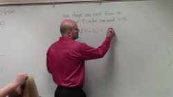 How to find the theoretical probability of choosing a card Instructional Video