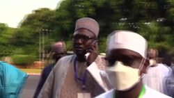 CLEAN : Arrivals at Alpha Conde's inauguration ceremony in Conakry News Clip