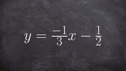 Graphing a linear equation in slope intercept form Instructional Video
