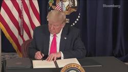 Trump Signs Executive Orders as Stimulus Talks Stall News Clip