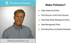 Water Pollution - Laws and Standards Instructional Video