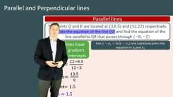 Parallel and Perpendicular Lines: Understand and Calculate Equations Instructional Video
